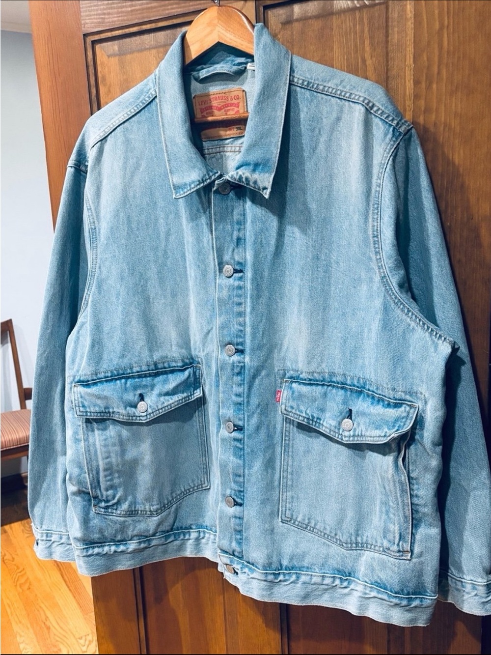 Levi's Denim Patch Pocket Trucker Jacket